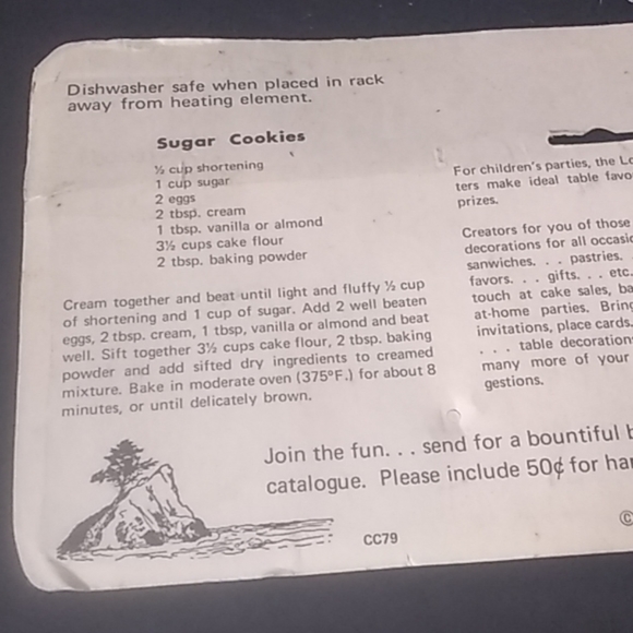 Vintage 1972 Christmas Cookie Cutter set - Picture 4 of 7